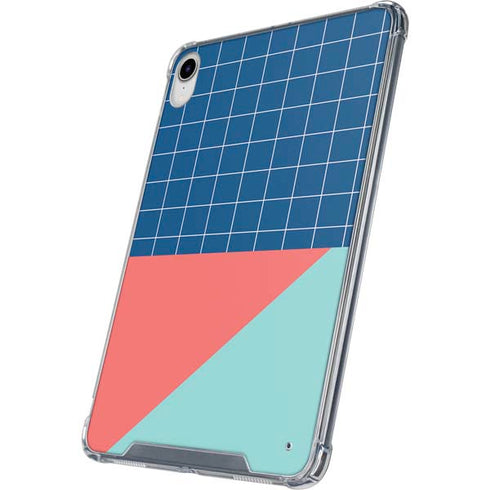 Checkered Split iPad 11th Gen (2025) Clear Case
