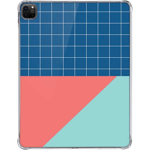 Checkered Split iPad Pro 11in (2024) Clear Case