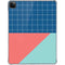 Checkered Split iPad Pro 11in (2024) Clear Case