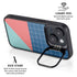 Checkered Split iPhone 14 Kickstand Case