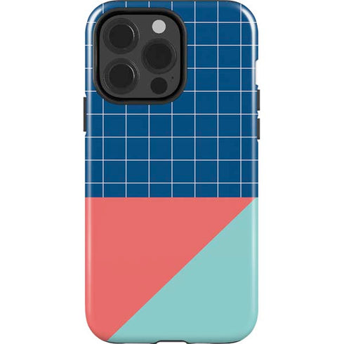 Checkered Split iPhone 15 Pro Impact Case