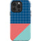 Checkered Split iPhone 15 Pro Impact Case