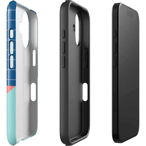 Checkered Split iPhone 16 Impact Case