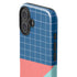 Checkered Split iPhone 16 Plus Impact Case