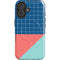 Checkered Split iPhone 16 Plus Magsafe Impact Case