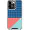 Checkered Split iPhone 16 Pro Clear Case
