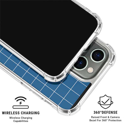 Checkered Split iPhone 16 Pro Clear Case