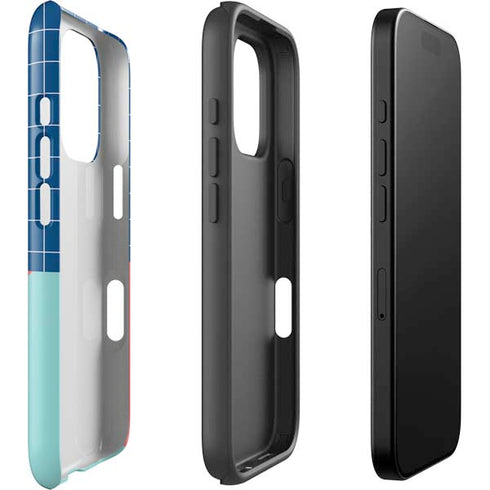 Checkered Split iPhone 16 Pro Impact Case