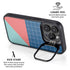 Checkered Split iPhone 16 Pro Kickstand Case