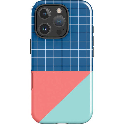 Checkered Split iPhone 16 Pro Max Impact Case