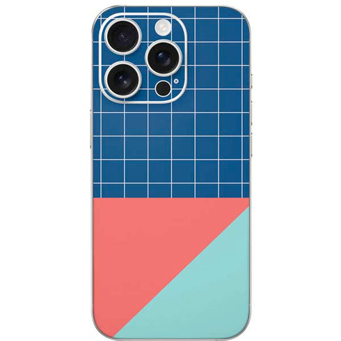 Checkered Split iPhone 16 Pro Skin