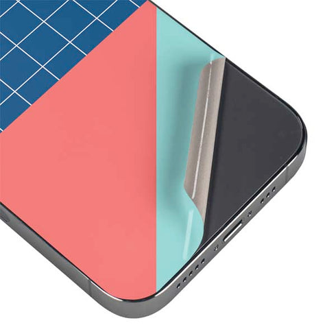 Checkered Split iPhone 16 Pro Skin