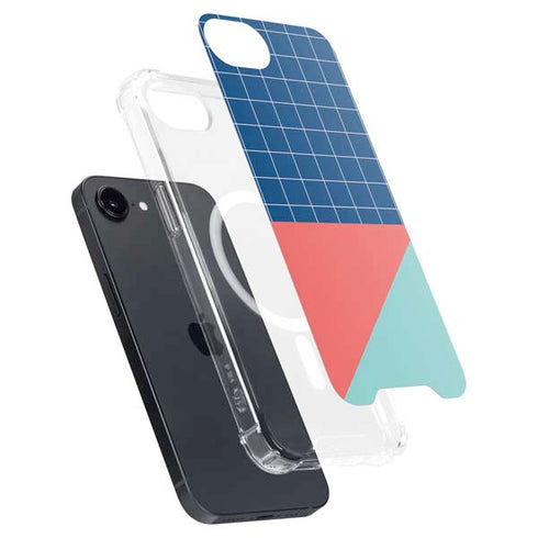 Checkered Split iPhone 16e MagSafe Case