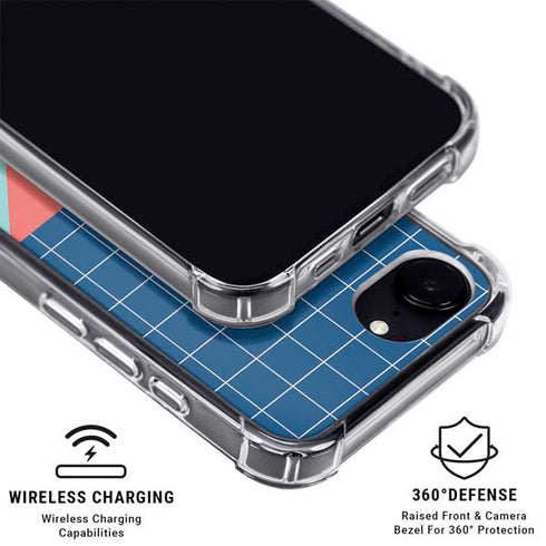Checkered Split iPhone 16e MagSafe Case