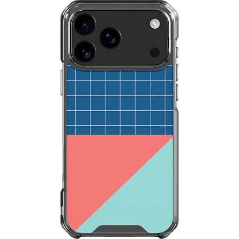 Checkered Split iPhone 18 Pro Max Clear Case