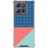 Checkered Split Moto G 5G (2025) Clear Case