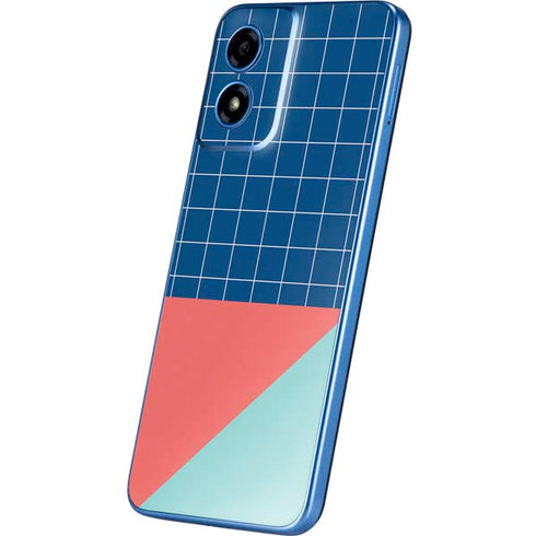 Checkered Split Moto G Play 4G (2024) Skin