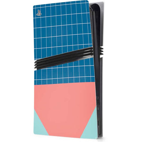 Checkered Split PS5 Pro Console Skin