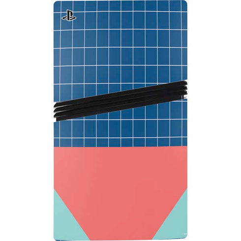 Checkered Split PS5 Pro Console Skin