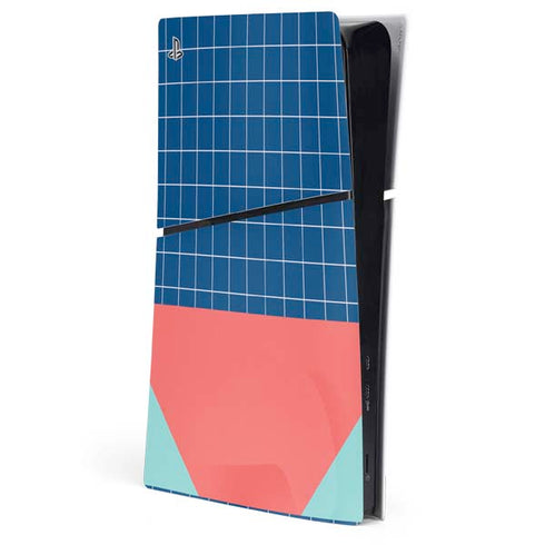 Checkered Split PS5 Slim Digital Edition Console Skin