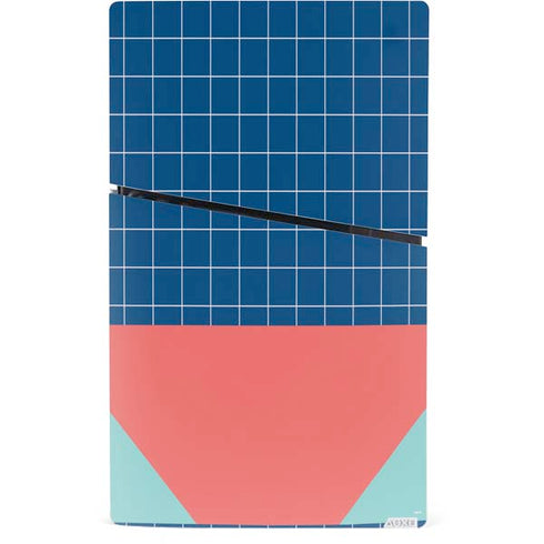 Checkered Split PS5 Slim Digital Edition Console Skin
