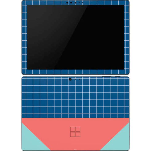 Checkered Split Surface Pro 6 Skin