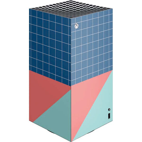 Checkered Split XBox Series X Digital Edition Console Skin