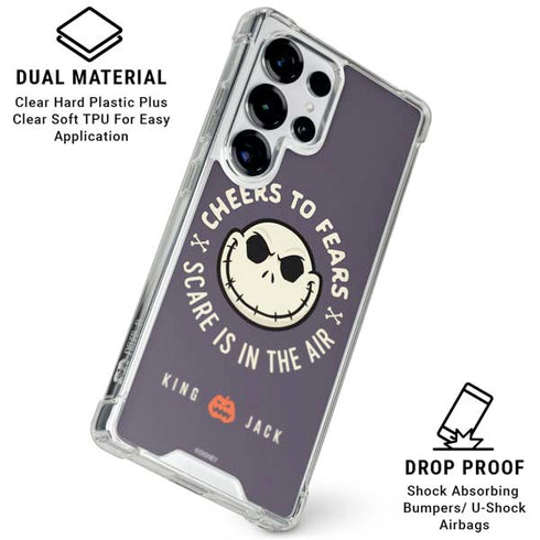 Disney The Nightmare Before Christmas Cheers to Fears Galaxy S25 Ultra Clear Case