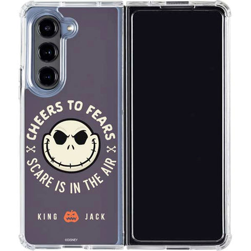 Disney The Nightmare Before Christmas Cheers to Fears Galaxy Z Fold5 5G Clear Case