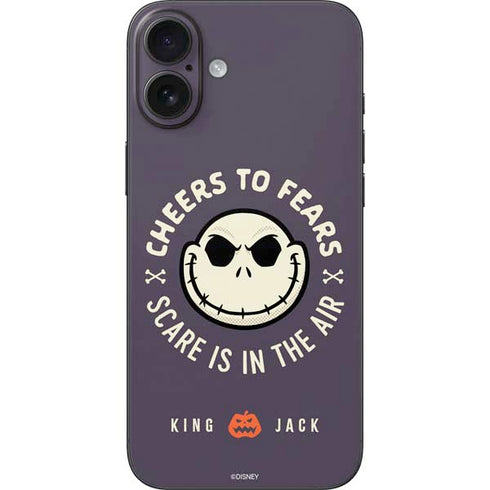 Disney The Nightmare Before Christmas Cheers to Fears iPhone 16 Plus Skin