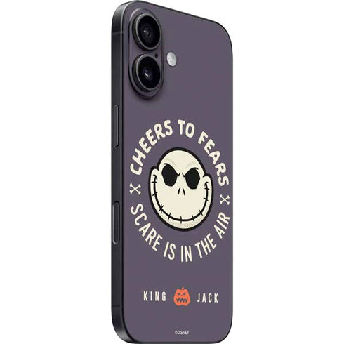 Disney The Nightmare Before Christmas Cheers to Fears iPhone 16 Plus Skin
