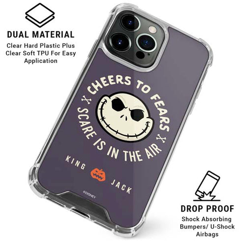 Disney The Nightmare Before Christmas Cheers to Fears iPhone 16 Pro Clear Case