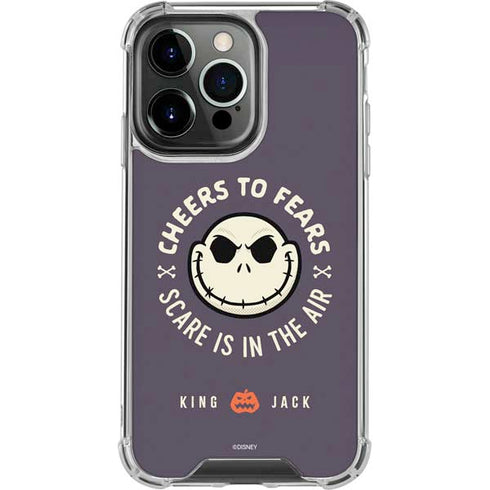 Disney The Nightmare Before Christmas Cheers to Fears iPhone 16 Pro Max Clear Case
