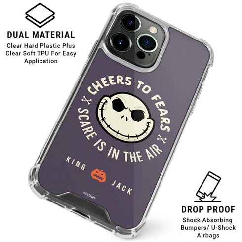 Disney The Nightmare Before Christmas Cheers to Fears iPhone 16 Pro Max Clear Case