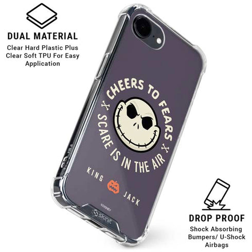 Disney The Nightmare Before Christmas Cheers to Fears iPhone 16e Clear Case