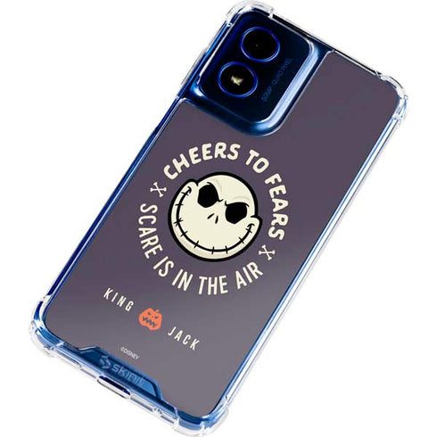 Disney The Nightmare Before Christmas Cheers to Fears Moto G Play 4G (2024) Clear Case