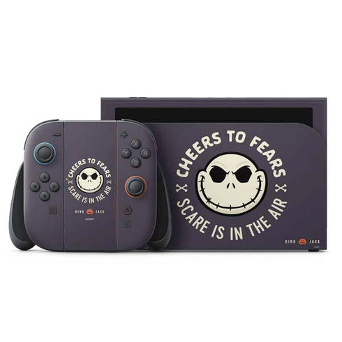 Disney The Nightmare Before Christmas Cheers to Fears Nintendo Switch 2 (2025) with Joy-Con Skin