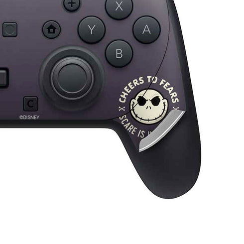 Disney The Nightmare Before Christmas Cheers to Fears Nintendo Switch 2 (2025) Pro Controller Skin