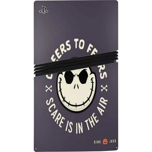 Disney The Nightmare Before Christmas Cheers to Fears PS5 Pro Disk Bundle Skin