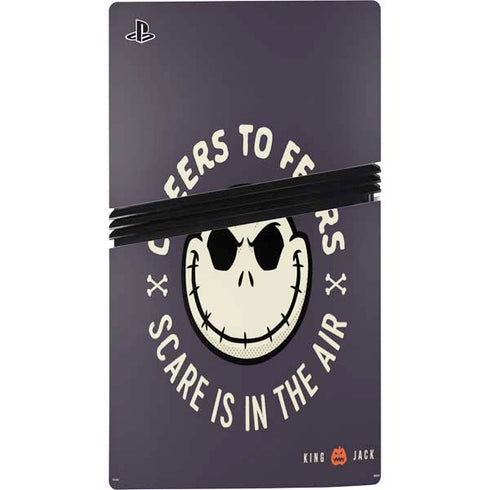 Disney The Nightmare Before Christmas Cheers to Fears PS5 Pro Disk Console Skin