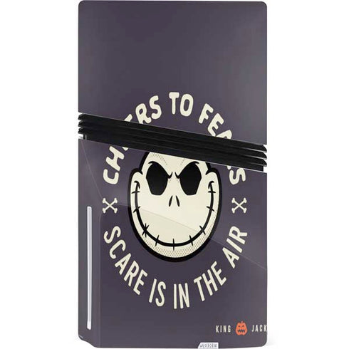 Disney The Nightmare Before Christmas Cheers to Fears PS5 Pro Disk Console Skin