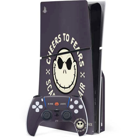 Disney The Nightmare Before Christmas Cheers to Fears PlayStation PS5 Skins