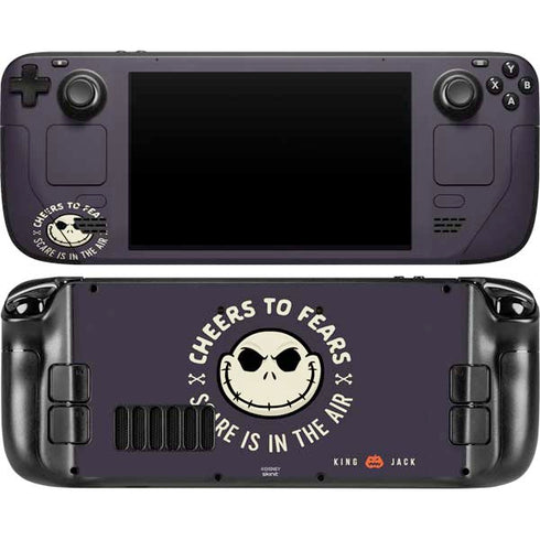 Disney The Nightmare Before Christmas Cheers to Fears Steam Deck Handheld Gaming Computer OLED Skin