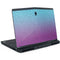 Cheetah Print Purple and Blue Dell Alienware Skin