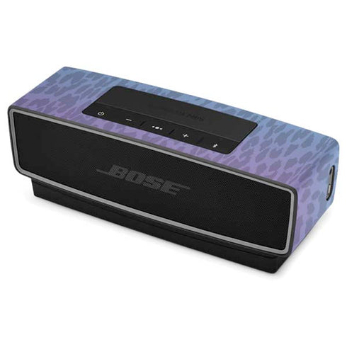 Cheetah Print Purple and Blue Bose SoundLink Mini Speaker II Skin