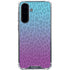 Cheetah Print Purple and Blue Galaxy A36 5G Clear Case