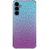 Cheetah Print Purple and Blue Galaxy A55 5G Clear Case