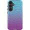 Cheetah Print Purple and Blue Galaxy S25 Plus Impact Case