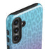 Cheetah Print Purple and Blue Galaxy S25 Plus Impact Case