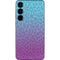 Cheetah Print Purple and Blue Galaxy S25 Plus Skin